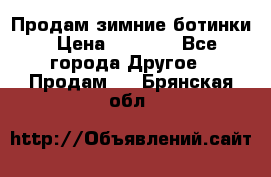 Продам зимние ботинки › Цена ­ 1 000 - Все города Другое » Продам   . Брянская обл.